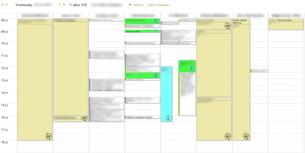 Scheduler Screen Shot